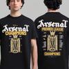 Arsenal Premier League Champions T-shirt Men and Women Summer Cotton Y2K Clothing Fashion Round Neck Hip Hop Streetwear Top