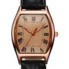 Ladies Watch with Soft Leather Strap Retro Barrel Shape Dial Watch Simple Elegant Vintage Style Watch for Women Daily Office Party Wear