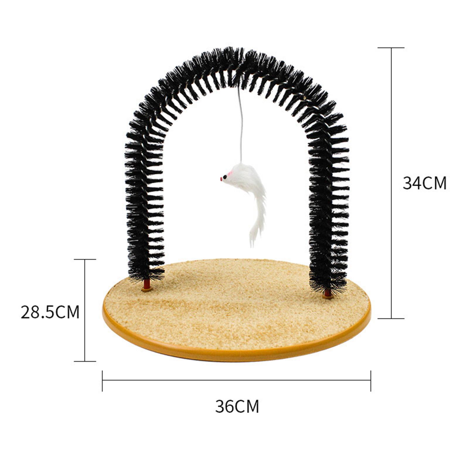 Cat Self Groomer Skin Friendly Prevent Slip Comfortable Arch Massager Cat Face Scratcher for Indoor