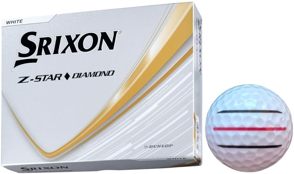 

[HapirakiGolf Line] Dunlop Golf Ball SRIXON Z-Star 2025 Model with Lines (DiamondWhite 1 Dozen3 Lines)