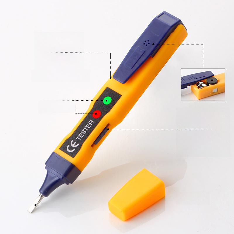 Non-Contact Intelligent Test Pen with Sound and Light Alarm for Breakpoint and Zero Live Wire Detection