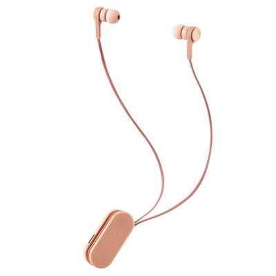 ELECOM Wireless Earphones Bluetooth Bund Rewind Type with Clip Shell Pink LBT-HPC17PN