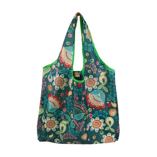Faltbare Einkaufstasche Große Wiederverwendbare Einkaufstasche mit Beutel Tragbare Leichte Handtasche Umweltfreundliche Waschbare Tragetasche für Einkaufen Outdoor Reisen Zuhause