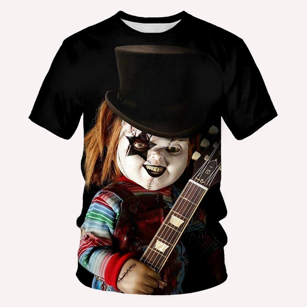 

Летняя новинка и персонализированный 3D-принт с рисунком на тему фильма, нейтральная повседневная удобная футболка с короткими рукавами 6XL