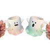 Creative Specter Ceramics Cup Coffee Mug Unique Drinkware Halloween Coffee Cup Ceramics Texture Suitable for Daily Use