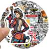 50 Cartoon Diesel Engine Technician Stickers Can Decorate Suitcase Notebook Waterproof and Removable Stickers