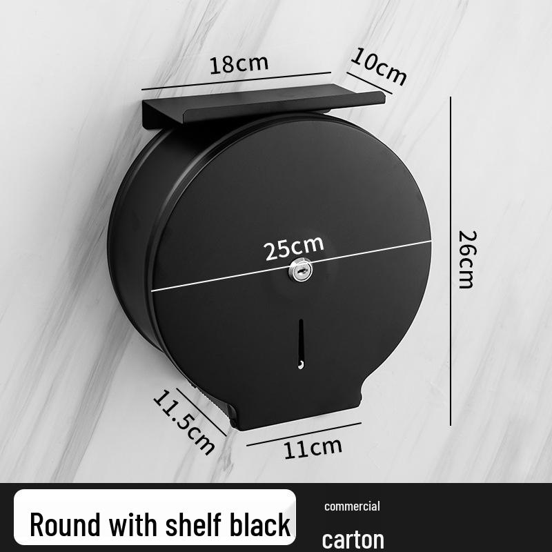 304 Stainless Steel Waterproof Toilet Paper & Hand Towel Dispenser