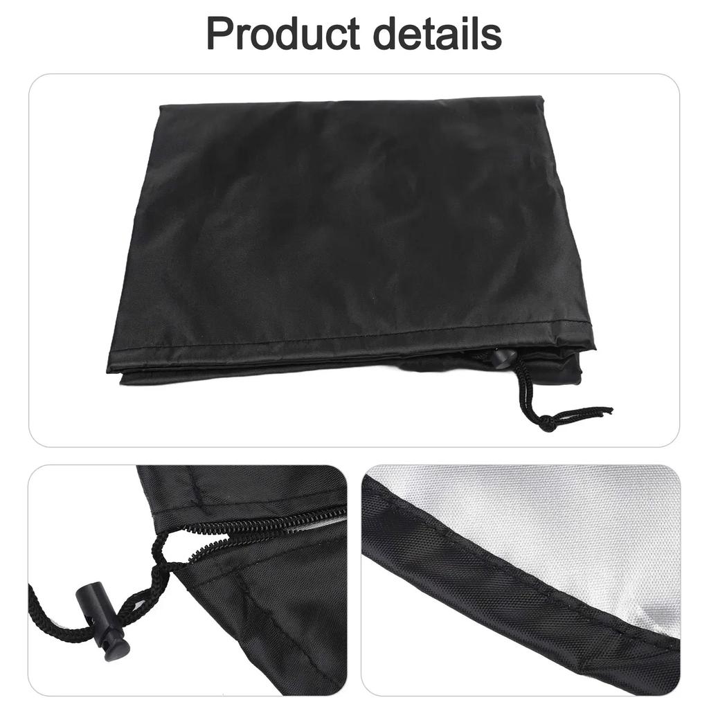All-Weather Protection Garden Lounger Cover Deck Chair Cover Easy Clean Garden Furniture Cover Adjustable Buckles