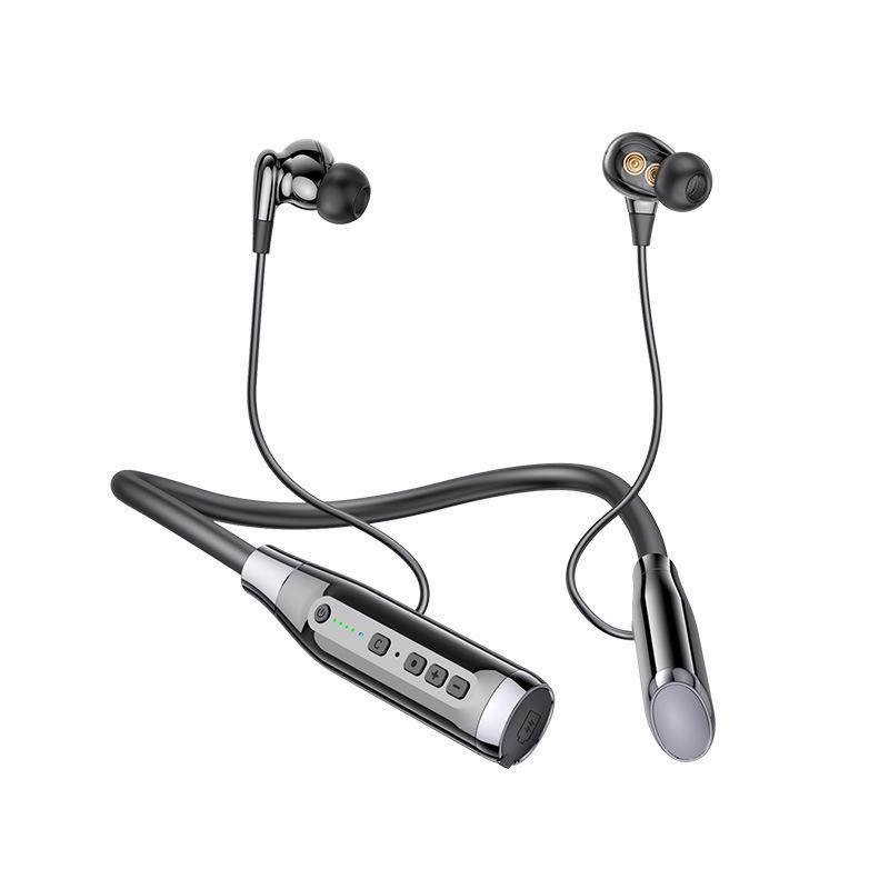 

Новая беспроводная Bluetooth-гарнитура A13, четыре динамика, три звуковых эффекта, шейная игровая спортивная внутриканальная Bluetooth-гарнитура чёрный