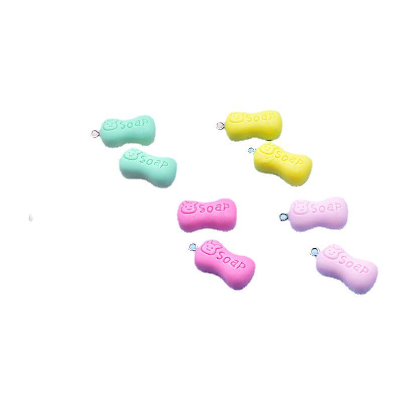 Resin Cartoon Soap Pendant DIY Phone Case and Jewelry Accessories жёлтый