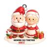 Xmas Tree Hanging Pendant Growing Old Together Since 2025 Personalized Acrylic Christmas Ornament Santa Couple Decoration