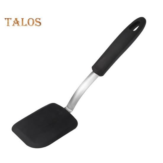 Silicone Cookie Spatula Turner Mini Brownie Spatula Heat Resistant No Scratch Small Silicone Spatula Non Stick Cookware Flipper Baking Utensils