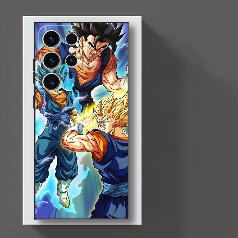 Dragon Ball Cartoon Goku Black Soft Phone Cover Case for Samsung Galaxy S23 Ultra S20 S25 Edge S21 FE S24 Plus