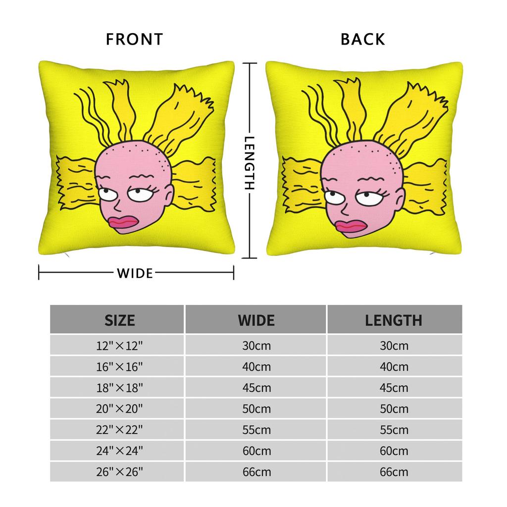 Cynthia Doll Square Pillow Cases R-Rugrat Cute Cartoon Cushion Covers Custom Decorative Throw Pillow Case Cover For Sofa 40*40Cm