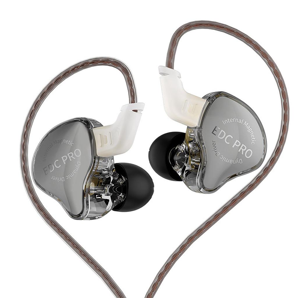 Earphones Dynamic Coils HiFi Headphone Sound Sports Earbud Noise Cancelling Earpieces with Detachable Cable