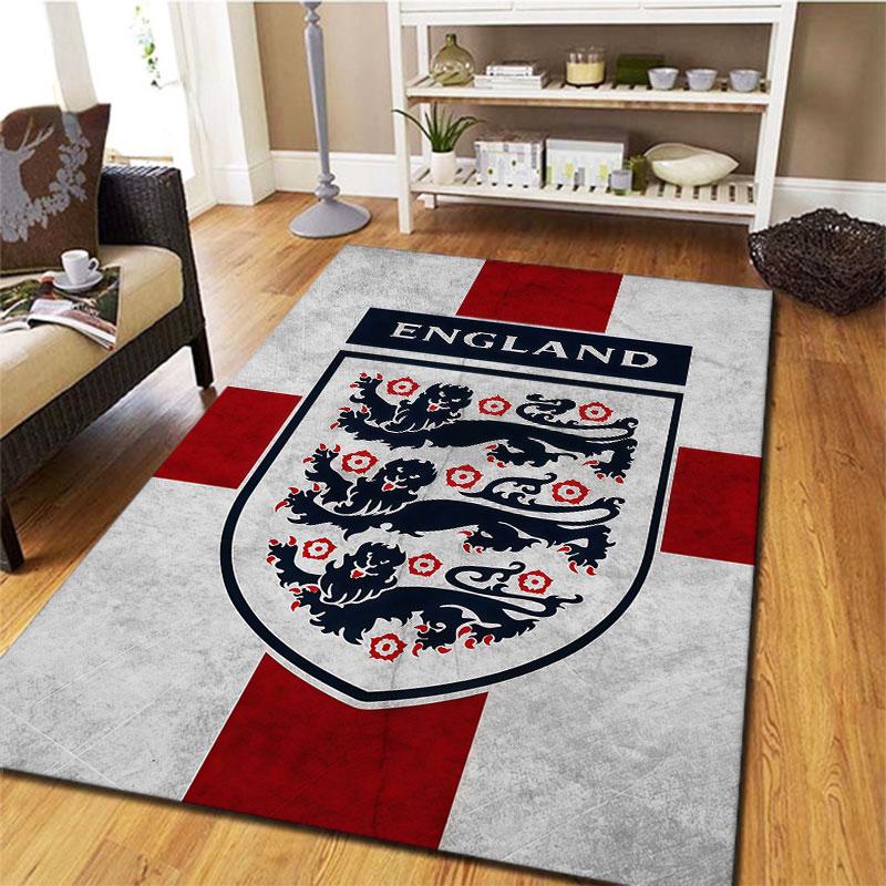 England National Football Team Carpet Rug for Living Room Bedroom Home Sofa Decoration,Kids Play Non-slip Floor Mat