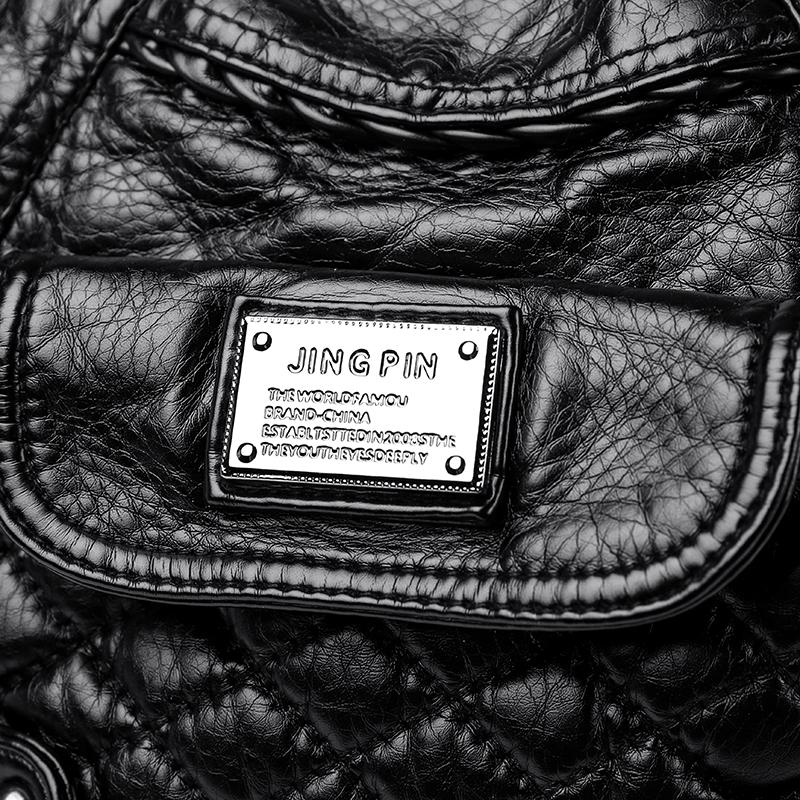 Ny Mode Casual Tote Väska Damhandväskor Mjukt Läder Axelväskor Vintage Stor Kapacitet Crossbody Väska Handväska För Damer