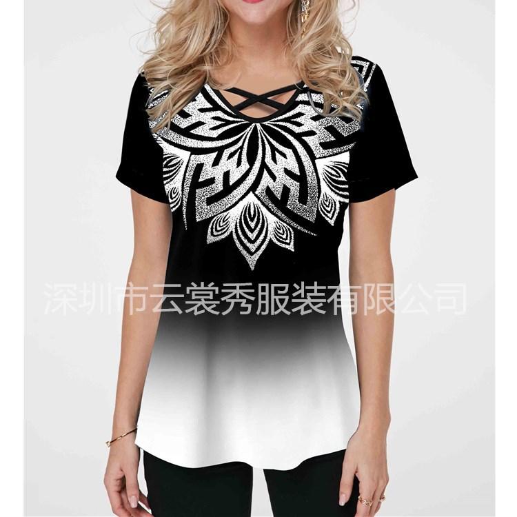 IHUASU Bluse e Camicie Casual da Donna a Maniche Corte
