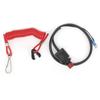 Emergency Stop Switch Safety Tether 6E9 82575 09 Fit for Yamaha Outboard 15HP 25HP 30HP 40HP 2 Stroke