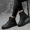 Fashion Men Shoe 2024 Fashion High Quality Men's Motorcycle Boots New Male Comfortable Walking Shoe Genuine Leather Sewing Boots for Men