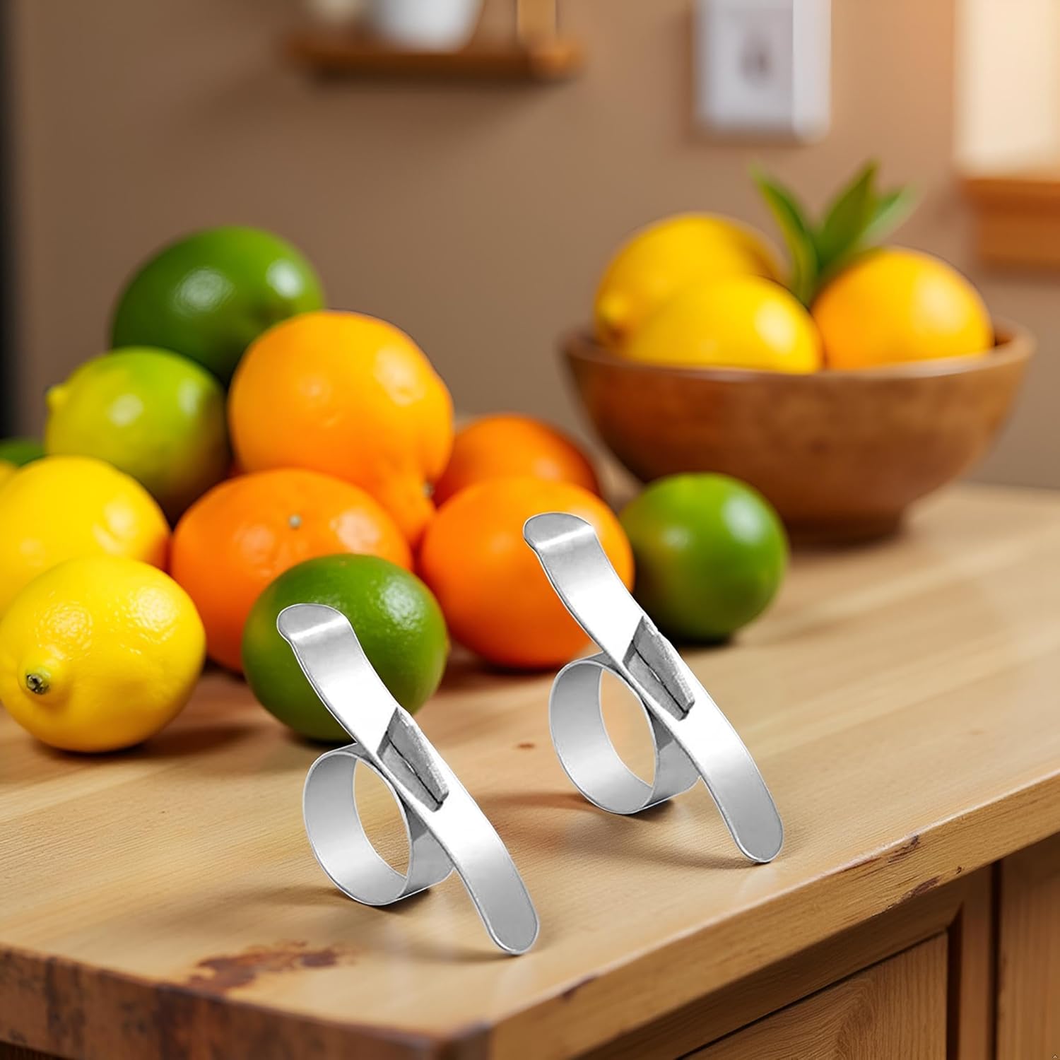 2Pcs Stainless Steel Orange Peeler Set for Kitchen, Orange Peeler Citrus Peelers, Stainless Steel Orange Peeler is Easy to Use and Clean,Graters,