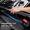 Car Seat Gap Filler 2 Pack,No Drop Seat Guard,Drop Seat Gap fillers Between Seat and Console Stop Things from Dropping (Black)