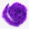 Colorful Turkey Feather Trim, 16g Single Layer for Clothing, Latin Dance Accessories, and Graduation Design