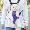 Dog Backpack Pet Backpack Outdoor Mesh Breathable Cat Backpack Small and Medium Dog Supplies