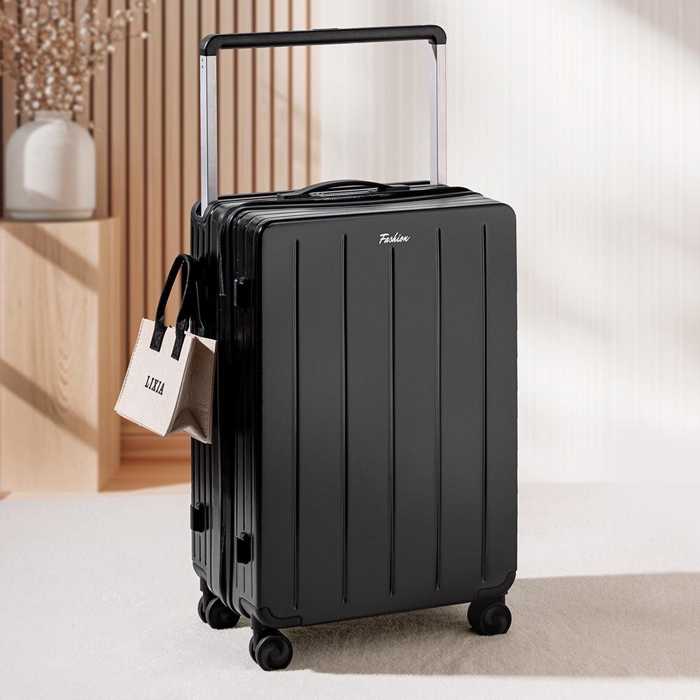 Lightweight 20/24 Inch Carry-on Suitcase with Wide Drawbar and Combination Lock for Men and Women