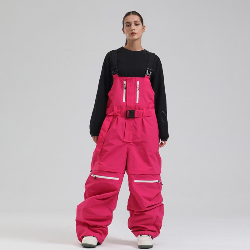 Pánské a dámské profesionální volné větruodolné lyžařské kalhoty