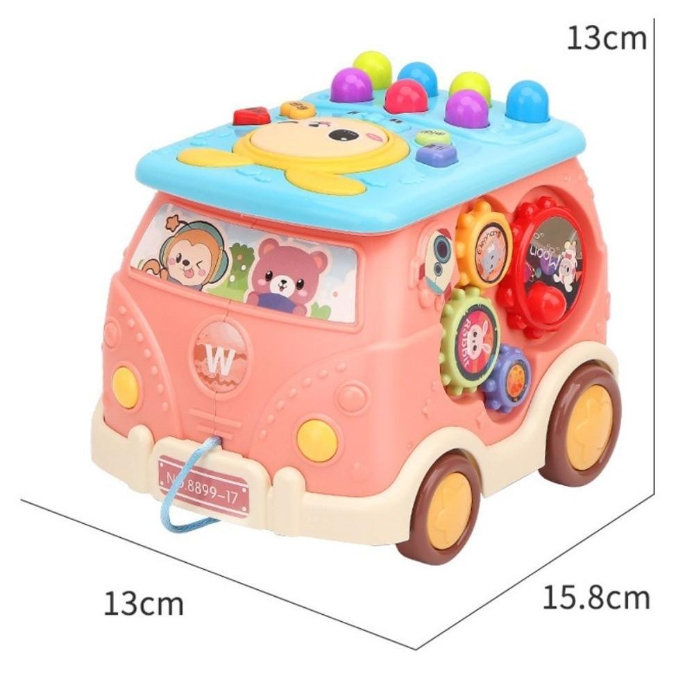 Puzzle Busy Musical Bus Multifunction Touch Learning Educational Toy  Outdoor Indoor