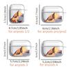 Case For Airpods Pro3 Pro2 1 4 2 Pro 3 Clear Earphone Cases Cover Snow Mountain Range