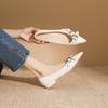 Fashion Pointed Toe Women Heeled Shoes Sexy Fashion Sandals Summer Woman 2025 New Shoes Dress Designer Brand Elegant Zapatos De Mujer