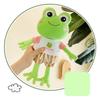 Adorable Green Frog Plush Toy Perfect For Cuddling With Soft Pp Cotton Filling