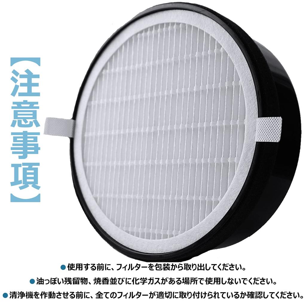 BBT Air Purifier Replacement Filter Compatible Dust Collection and Deodorizing Filter for and 2 Filters Included LV-H132-RF Pollen, Allergens, PM2.5