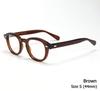 Johnny Depp Lemtosh Glasses Frame Men Women Luxury Brand Vintage Computer Goggles Acetate Glasses Frame Transparent Lens Box