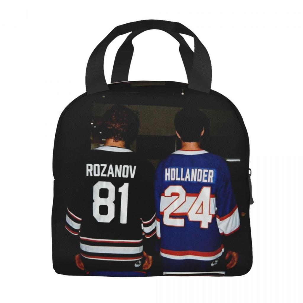 Heated Rivalry Humorous Insulated Lunch Bag Hollander and Ilya Rozanov Storage Food Box Portable Cooler Thermal Lunch Boxes