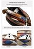 2024 Ethnic Color Block Patchwork Crossbody Phone Bag for Women