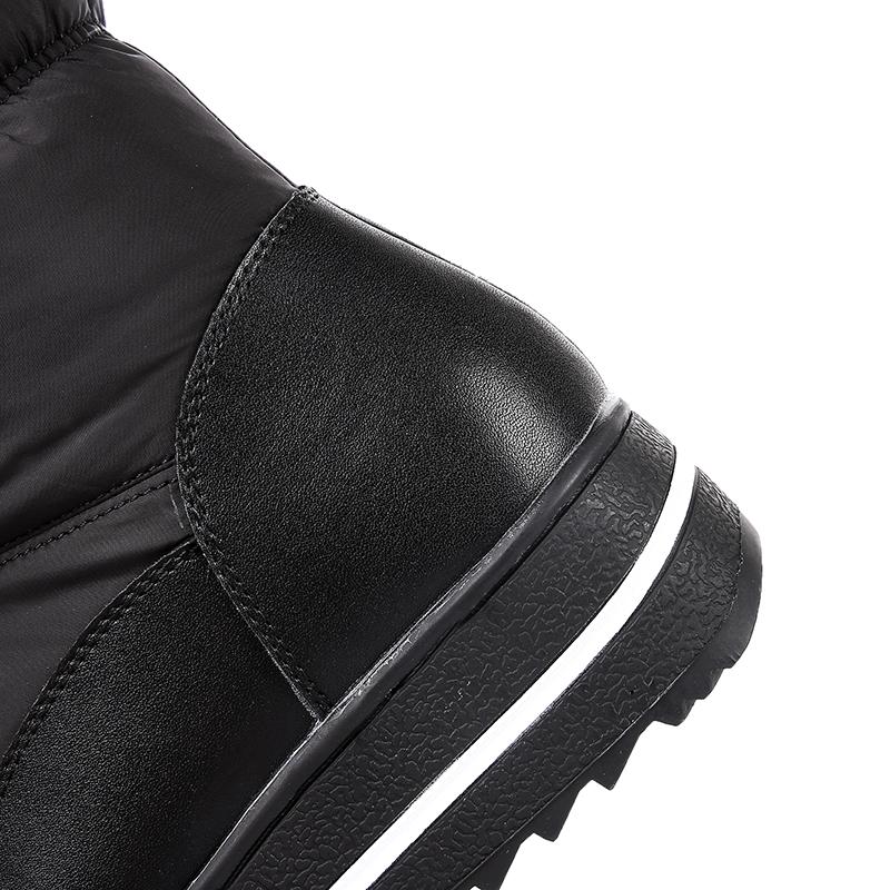 Women's snow boots winter warm and comfortable non-slip long-staple shoes large size casual cotton shoes