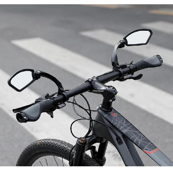 Stainless Steel HD Lens Bike Rear VIew Mirror 360° Rotatable MTB Rear Mirror Widen Big View Road Bicycle Mirror Bike Accessories