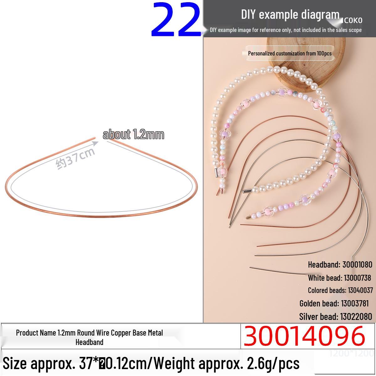 

Унисекс Металлический ободок из синельной проволоки, Полуфабрикат, Доступен в размерах от 3 до 10 см.