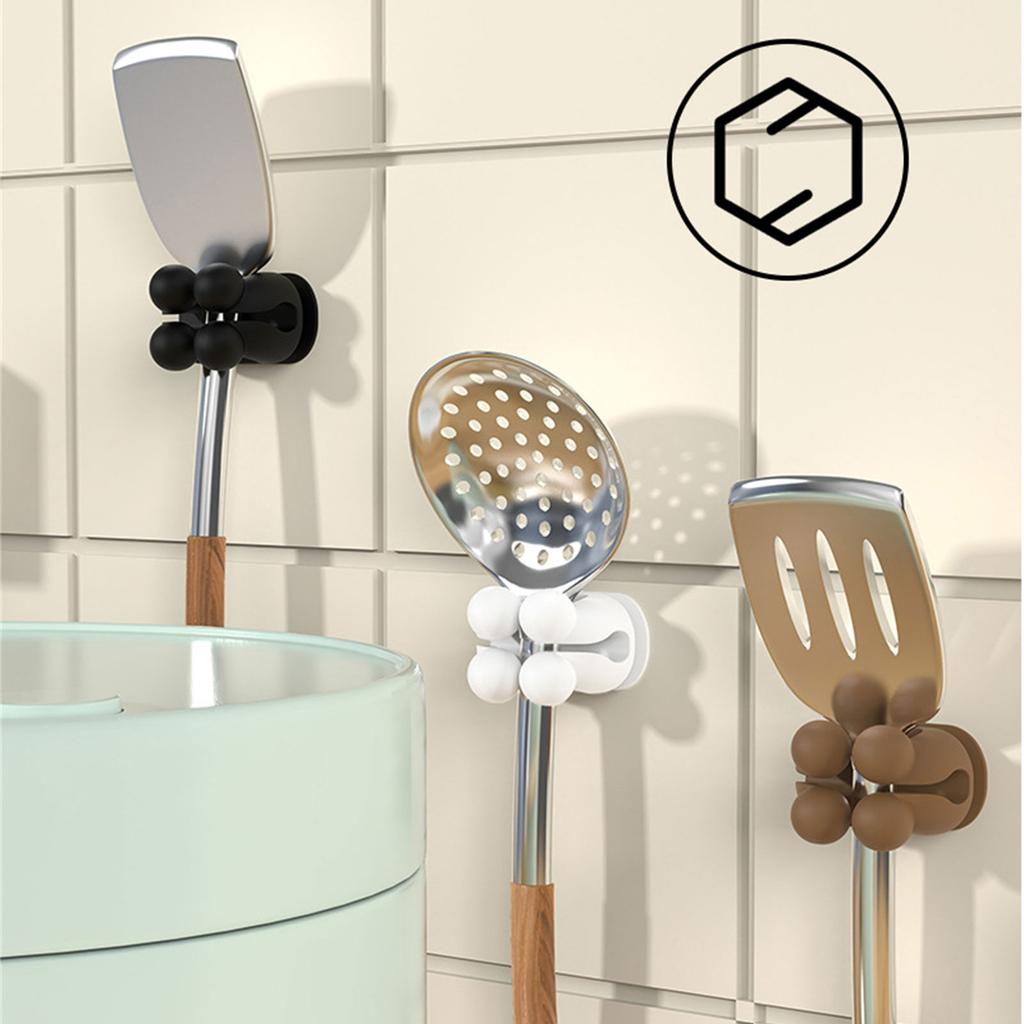 4 Stück Stark Klebende Silikon Wandhaken Klebende Silikonhaken Wandmontierte Aufhänger zur Bequemen Aufbewahrung in jedem Raum