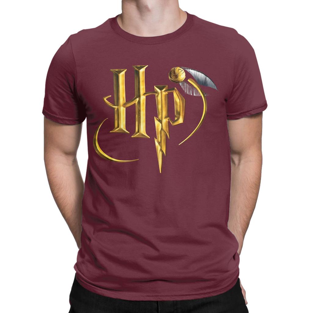 Lustige Harry Film P-Potters Welt T-Shirts für Männer O-Ausschnitt 100% Baumwoll T-Shirt Kurzarm T-Shirts Sommerkleidung