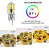 G4 LED Bulb 12V G4 Bi Pin Bulb 2W Equivalent to Halogen lamp 20W, 6000K White Light, Non-dimmable, Suitable for Landscape Bulbs 10-Pack
