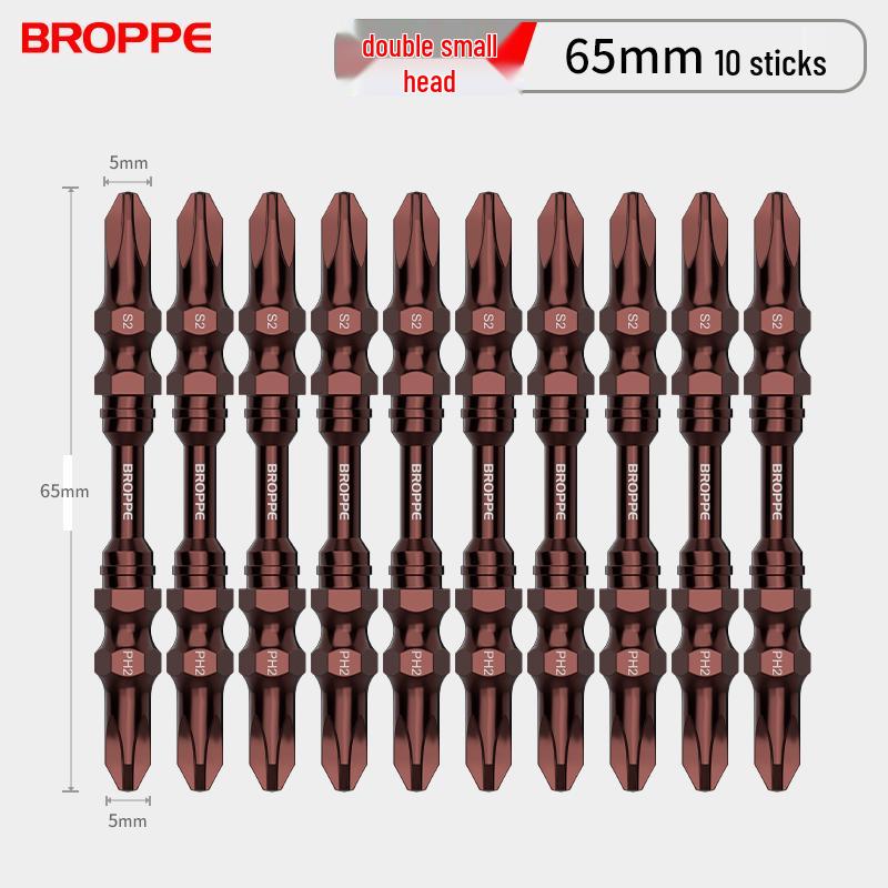 Double-Ended Strong Magnetic Screwdriver Bit Set with Phillips & Flathead Tips