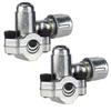 2PCS Piercing Valve Automotive Air Conditioning Punch Plug Valve Corrosion Resistant BPV‑31
