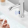 Contactless Sink Regulator Hygienic Automatic Activates Bathroom Spouts Battery Operated Control Unit Designs for Home