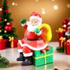 Christmas Figurine Figure Decors Resin Santa Clauses Statue Christmas Decorative Figurine Table Centerpieces for Holiday