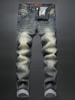 Men's European Slim Straight Jeans - New Stylish Anti-Static Trousers for Autumn and Winter