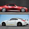 2Pcs Car Side Door Sticker Customized Vinyl Decals Decor For Nissan Z-Cars 350Z 370Z Fairlady Z33 Z34 Racing Sport Accessories